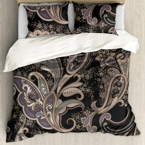 The New Bandana Printing Custom Bedding Set Microfiber Home Textiles Twin Queen Size Pillowcase Duvet Cover Women Dropshipping