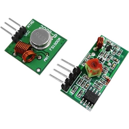 10pairs RF wireless receiver module & transmitter module board for regenerationf 433Mhz DC5V 10pair/Lot =20pcs