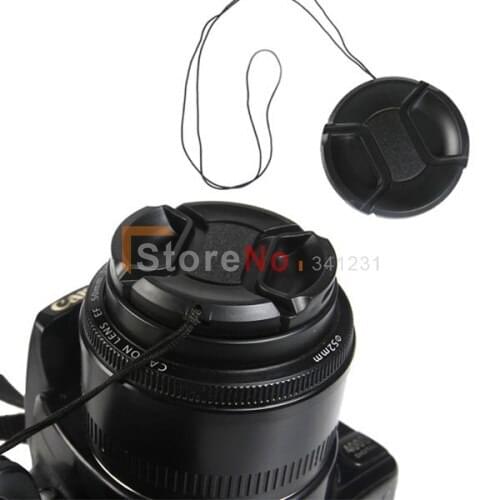10pcs 49mm Center Pinch Snap on Front lens Cap for Lens / Filters