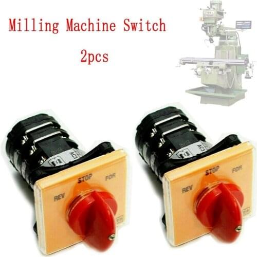 2PCS BRIDGEPORT Milling Machine Part Forward Reverse 3 Phase Motor Mill Switch