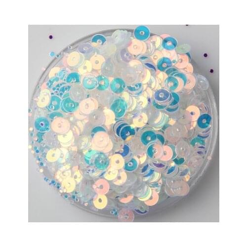 2000Pcs(10g) Gold Crystal Sequin 4mm Flat Round Loose Sequins Paillettes Sewing Wedding Craft For Sewing On Clothing Dress Shoes