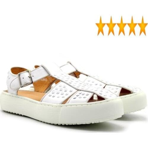 Brand 2021 Men Classic Sandals Rivet White Casual Platform Shoes Sneakers Outdoor Beach Flip Flops Sandalia Masculina Plus Size
