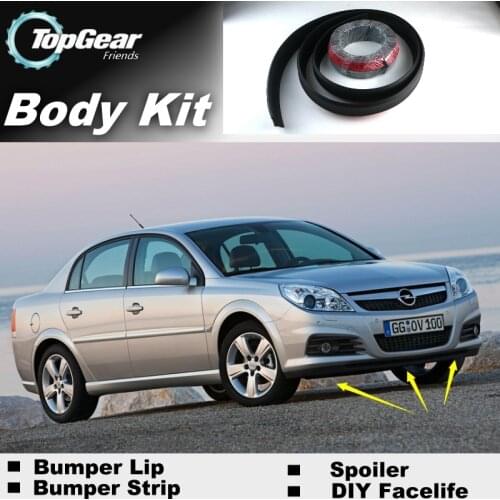 Bumper Lip Lips For Chevrolet Vectra B C 1995~2015 / Top Gear Shop Spoiler For Car Tuning / TOPGEAR Recommend Body Kit + Strip