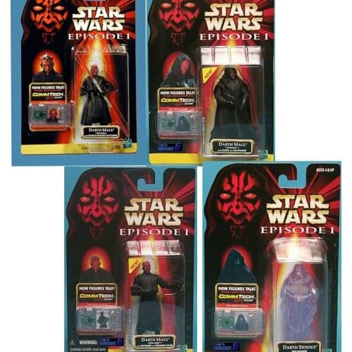 Hasbro Star Wars The Phantom Menace Figures Darth Maul 02 03 Dolls Toys Model Cartoon Figure Collectible Model Kid Gift 3.75inch