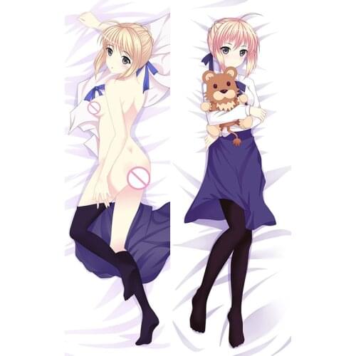 Hot Japanese Anime Hugging Pillow Cover Case Pillowcases Decorative Pillows Double-Sided 2Way 2WT 50X160CM fate