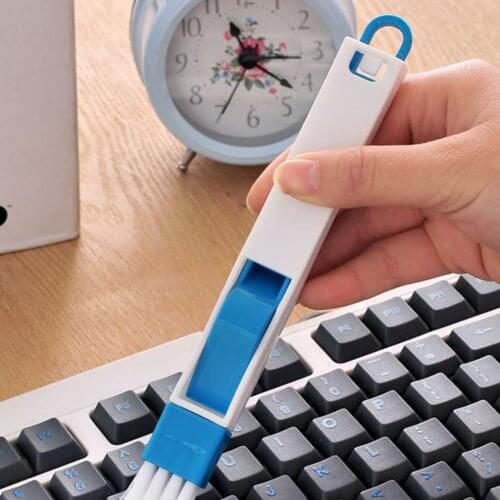Multifunction Computer Keyboard Window Cleaning Brush Window Groove Keyboard Nook Dust Shovel Window Track Cleaner Tool