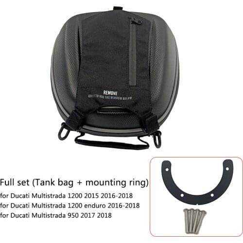 Multistrada 1200 950 moto Tank Bags & Ring Mount Directly Fuel Filler Casing For Ducati Multistrada 1200 enduro multistrada 950