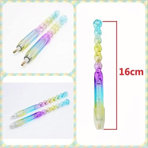 2020 New Diamond Embroidery Accessories 5D DIY Diamond Painting Tool Square/Round Drill Point Pen Diamond Mosaic Cartoon Pencil