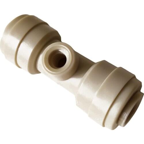 Water Sprayer Nozzle Seat fit with 1/4" Tube Nozzle Tee for 10/24 Misting Nozzle seat plastic nozzle fittings 50 pcs