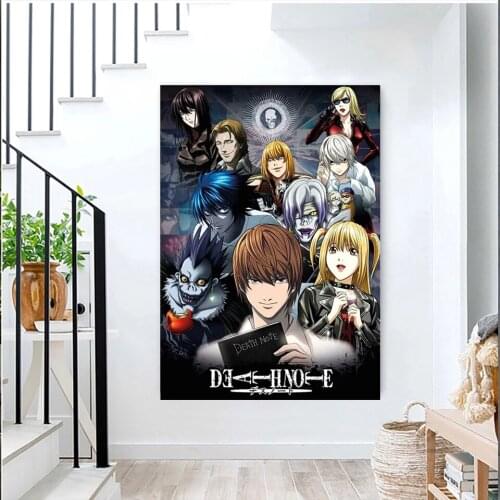 Wall Artist House Decoration Japanese Classic Anime Death Note Poster Canvas Painting Living Room