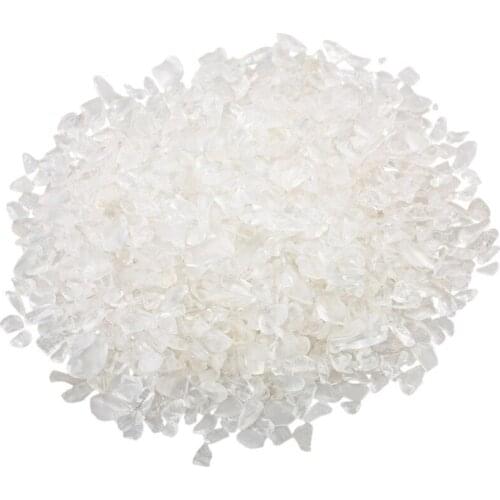 Natural Clear Quartz Healing Stones white crystal Chakra Gravel Tumbled stone for Feng Shui decoration