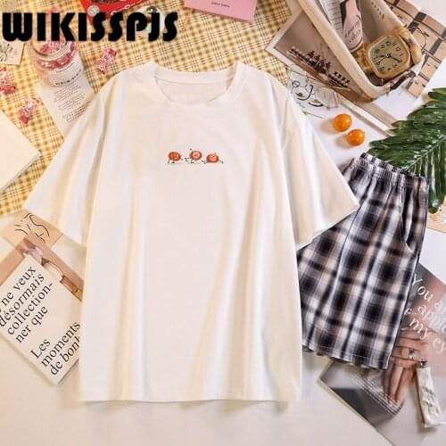 New Summer 2021Short Sleeve Shorts Fashion Lovely Princess Style Pure Cotton Household Clothes Pajama Set Women Lounge Sets