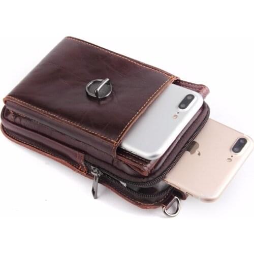 Genuine Leather Pouch Shoulder Belt Mobile Phone Case Bags For Nokia 8,Zopo Lion Heart ,Color S5.5/X5.5/X5.5i,Flash X Plus