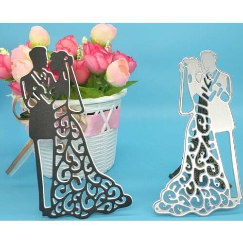 A couple, Valentines Day, a couple, love metal cutting mold, scrapbook, paper gift card, DIY decorative molding template
