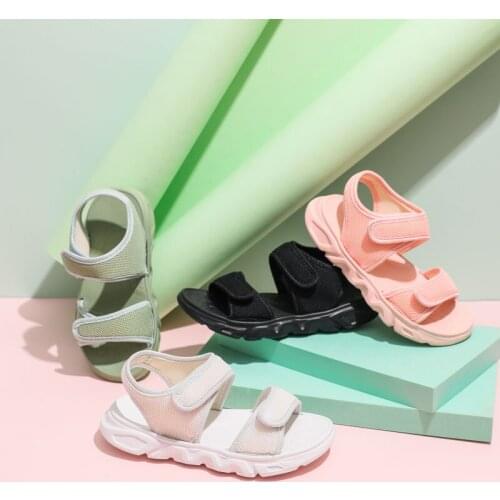 2021 New Summer Shoes for Girls Boys Beach Sandals Baby Shoes Kids Breathable Mesh Sandals New Fashion Casual Childrens Shoes