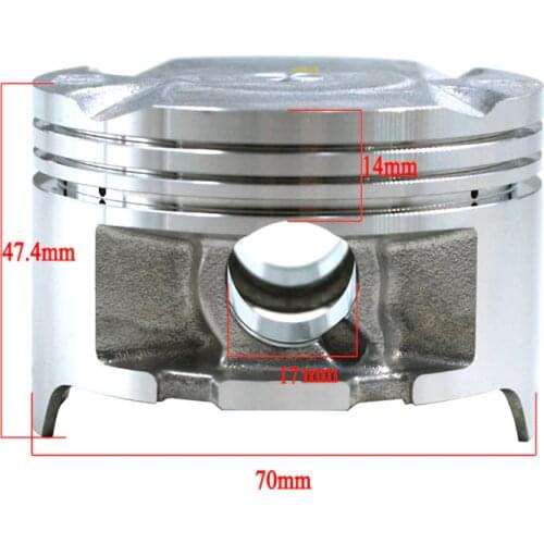 Motorcycle Cylinder Bore Size 70 70.25 70.50mm Piston Rings Kit For Honda AX-1 250 NX250 XL250 KW3 NX XL 250 KW 3