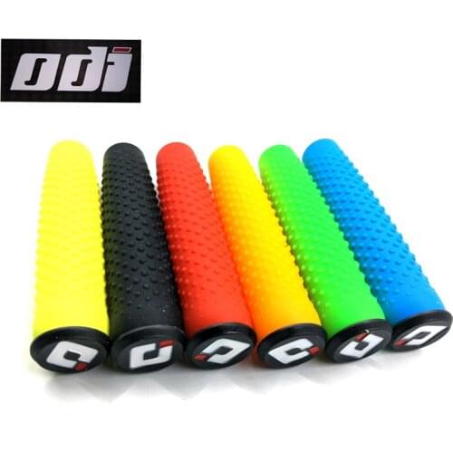 ODI Silica Gel Bicycle Grips MTB Mountain Bike Handlebar Silicone Grip Anti-skid Shock-absorbing Soft Bike Grips free shipping