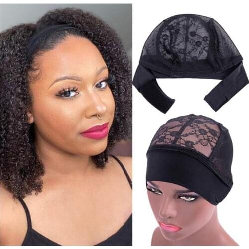 1pcs Glueless Hair net wig cap for Making Wigs Spandex Net Elastic Dome cap Mesh dome cap