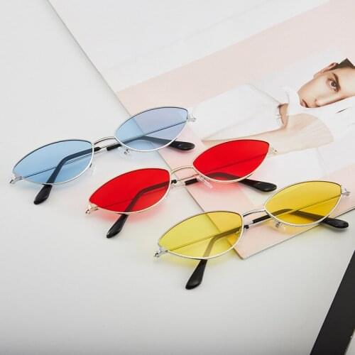1PC Fashion Design Retro Small Oval Sunglasses Okulary Vintage Shades Sun Glasses for Men Women Anti-blue light Eyeglasses