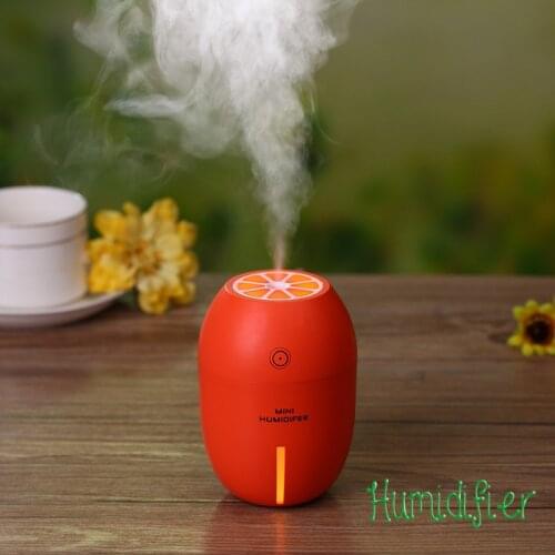 Diffuser Mist Maker Ultrasonic Humidifier Essential Oil Diffuser Aroma With Lemon Creative USB Light