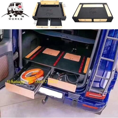 W464 storage box for W463A G63 G500 G550 G350 Trunk storage w464 boot ditty-bag g class drawer locker