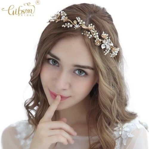 Wedding Women Headdress Tiara Hair Vine Bridal Headband Hair Accessories Jewelry Hairpiece