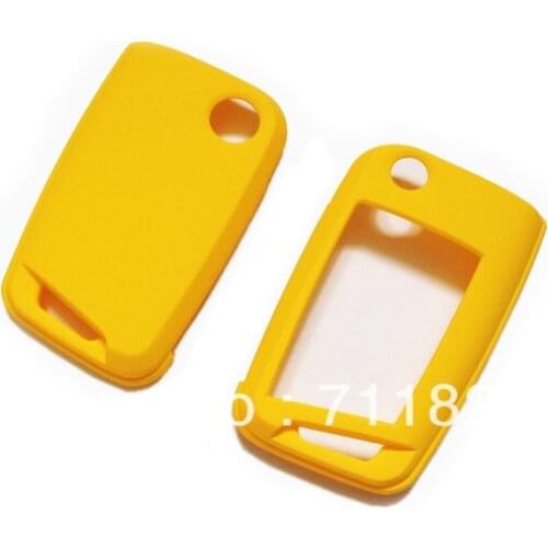 Hard Plastic Remote Key Cover Yellow For Volkswagen For VW Golf MK7