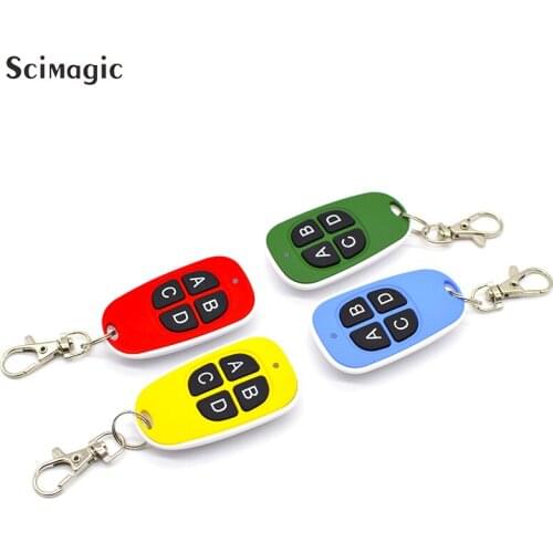 10PCS Scimagic 433MHZ Remote Control for Car Key Garage Gate Door Opener Remote Control Duplicator