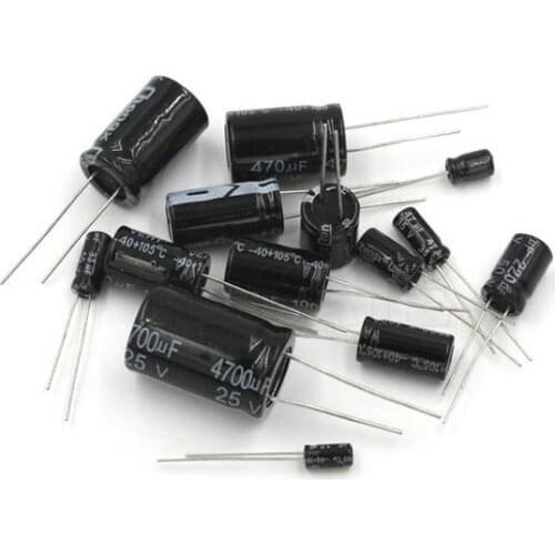 20PCS Electrolytic Capacitor 63V/100V/160V 2.2UF 4.7UF 10UF 22UF 47UF 100UF 220UF 470UF 1000UF 2200UF
