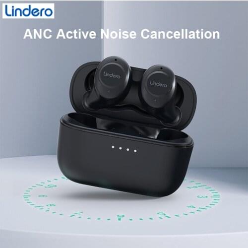 2021 New Youpin Lindero True Wireless Earbuds Bluetooth Earphone ANC Active Noise Cancellation TWS Microphone Gaming Headset
