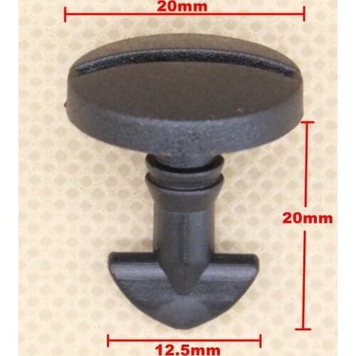 5pcs Bumper Towing Eye Hook Screws Bracket Cover Clips Nylon for Range Rover DYR500010