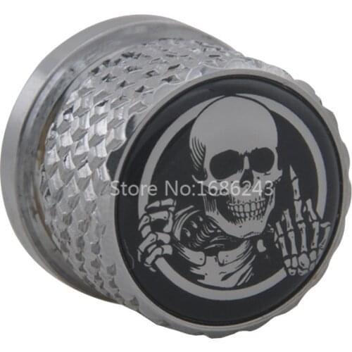 6mm Skull Motorcycle Fender Rear Seat Bolt Screw Fit For Harley Sportster 1200 883 Wide Glide Street Bob Road king Fatbob Chrome