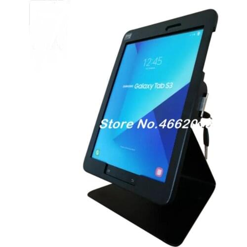 Aluminum reversible android tablet desktop holder lock for samsung galaxy S3 mount
