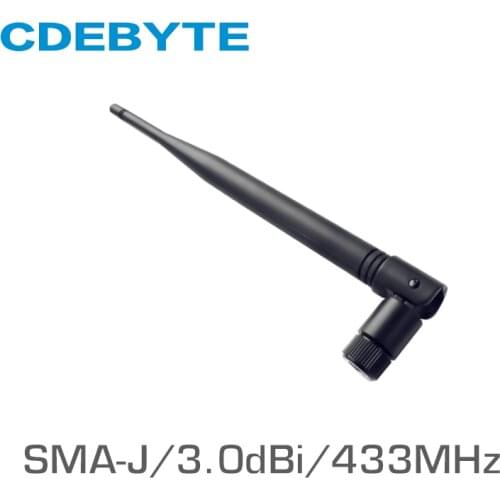 TX433-JKS-20 433MHz WIFI Antenna High Gain 3.0dBi SMA-J interface 50 Ohm Uhf Flexible Omnidirectional Antena tv Exterior