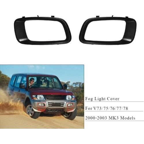 Car Front Fog Lamp Cover Frame for Mitsubishi Pajero Montero 2000 2001 2002 2003 V73 V75 V76 V77 V78 MR388019 MR388020