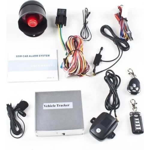 Vehicle Security Car Alarm System With Two 4-Button Transmitters Exquisitely Designed Durable Gorgeous