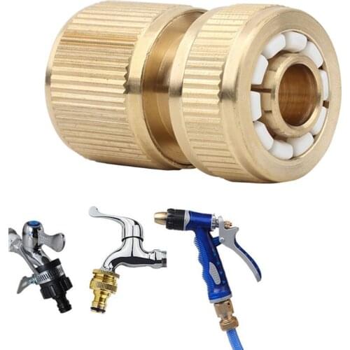 3/4 inch Male Female Thread Quick Connector Copper Garden Water Faucet Connection Parts Car Washing Pipe Fittings