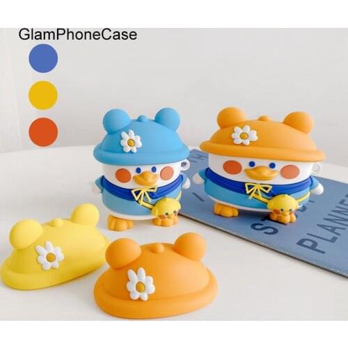 GlamPhoneCase Hat Duck Piggy Airpods 1/ 2 Airpods pro Case