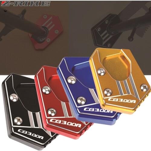For HONDA CB300R CB 300 R CB300 R CB 300R 2018 2019 2020 2021 Motorcycle CNC Stands Kickstand Side Stand Extension Pad Plate