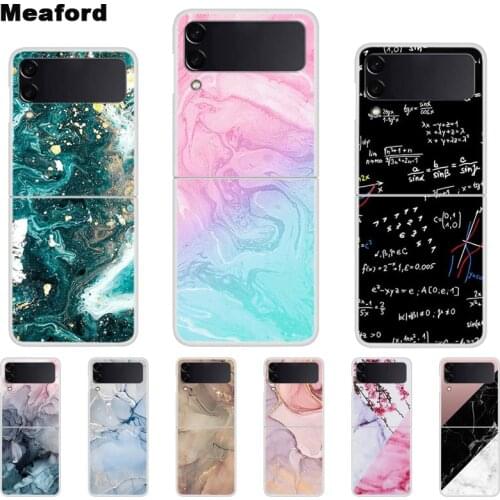 For Samsung Galaxy Z Flip 3 5G Case New Fashion Marble silicon Soft TPU Back Cover For Samsung ZFlip 3 Z Flip3 Phone Cases Flip3