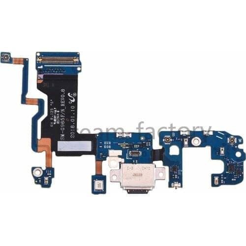 10PCS Charging Flex USB Charger Port Dock Connector Flex Cable for Samsung Galaxy S9 G960F G960U S9 Plus G965F G965U