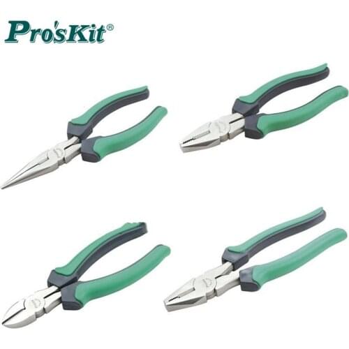 Hot Proskit 1PK-051DS 1PK-052DS 1PK-067S Electrician Pliers Wire Nipper Cable Cutter Hand Tools Diagonal pliers Wire cutters