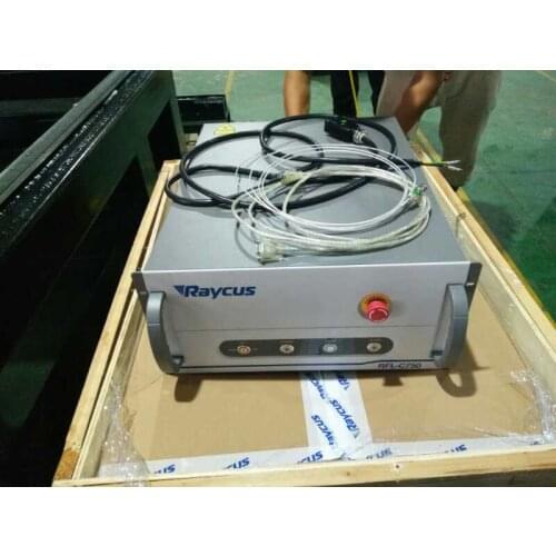 China Raycus 750W fiber laser power source on fiber laser cutting machine