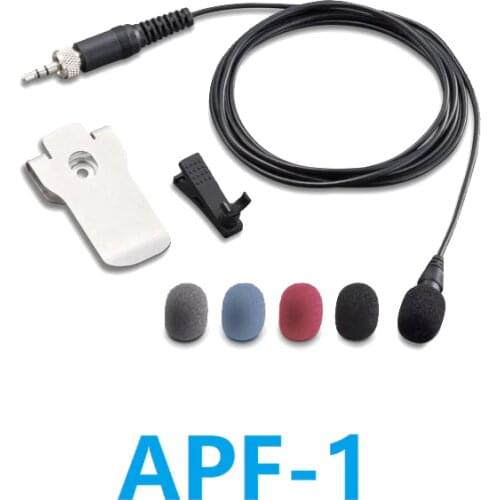ZOOM APF-1 Accessory Package dedicated original lavalier microphone for F1 Field Recorder,for interviews, wedding vows