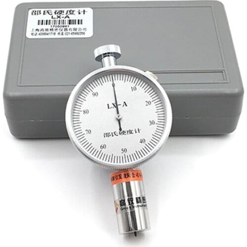 LX-A High Accuracy Shore Rubber Durometer Hardness Tester Silica Gel Plastic Hardness Testers Shore A Durometer With Angle