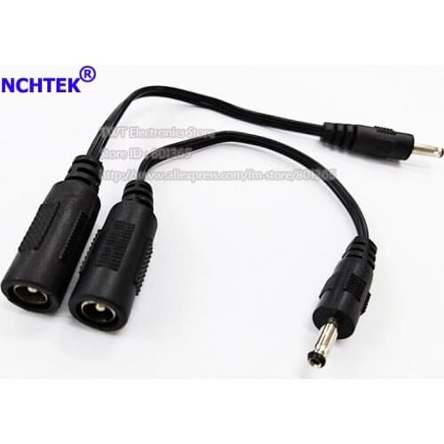 NCHTEK DC 3.5x1.35mm Male Plug to DC 5.5x2.1mm female Socket Power Adapter Cable/Free shipping/30PCS