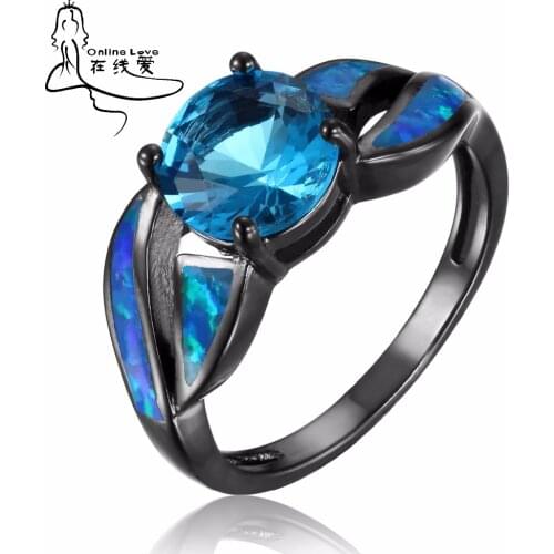 ONLINELOVE Rings With Crystals