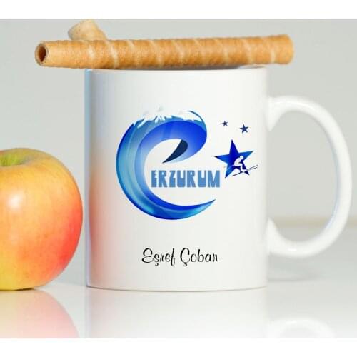 Personalized Erzurum White Mug Cup-001