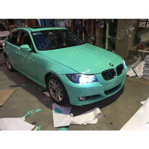 Car Styling Wrap Glossy Tiffany Bule Car Vinyl film Body Sticker Car Wrap With Air Free Bubble For Vehiche 1.52*20M/Roll
