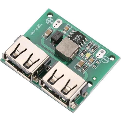 Dual USB Step Down Power Charging Supply Module DC-DC 6V-24V to 5.2V 3A Buck Converter Transformer Voltage Regulator Charger
